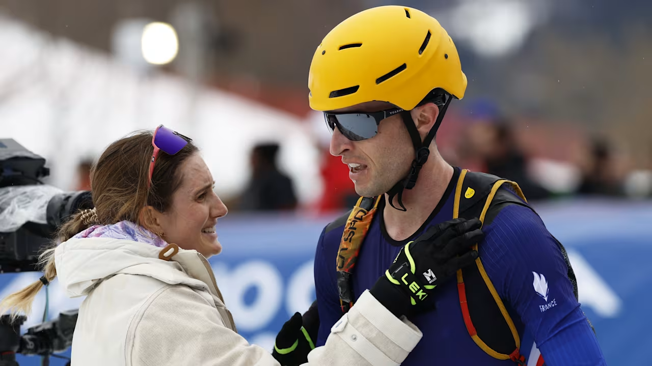 Athlètes de ski-alpinisme