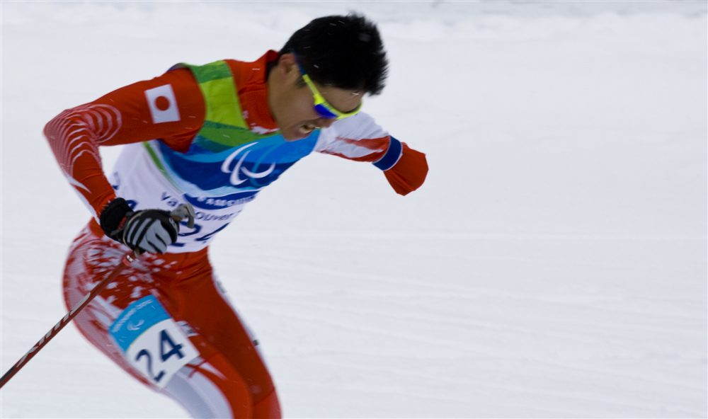 Yoshihiro Nitta, champion paralympique de ski de fond
