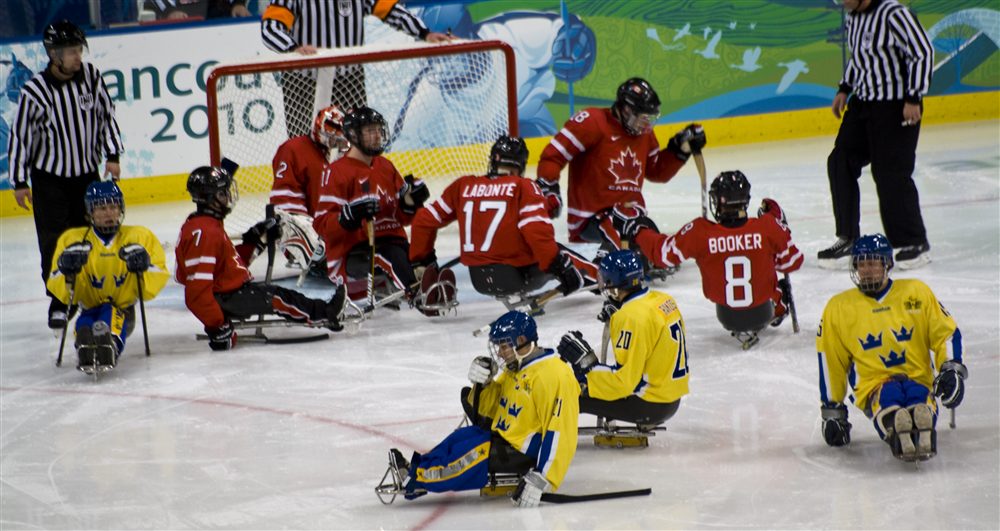 Match de para hockey sur glace (Vancouver 2010)